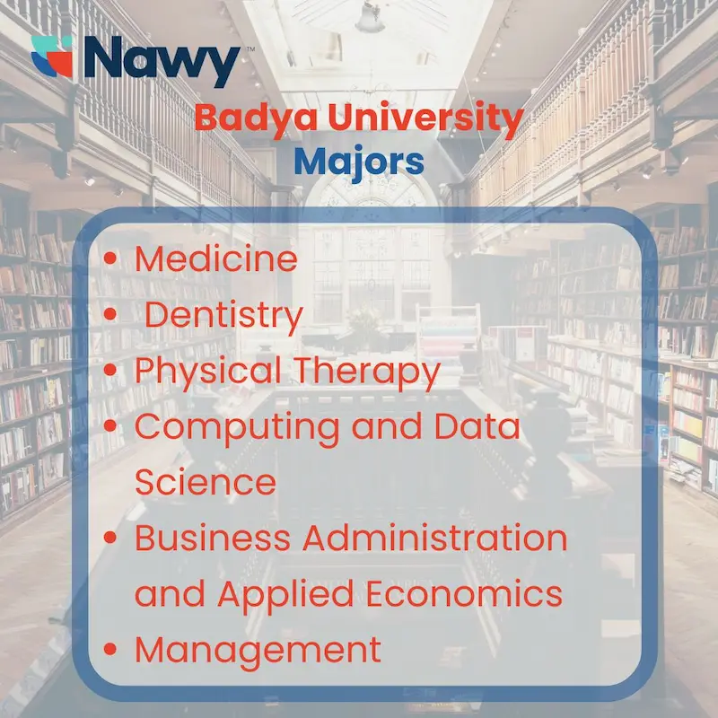 Badya University Majors