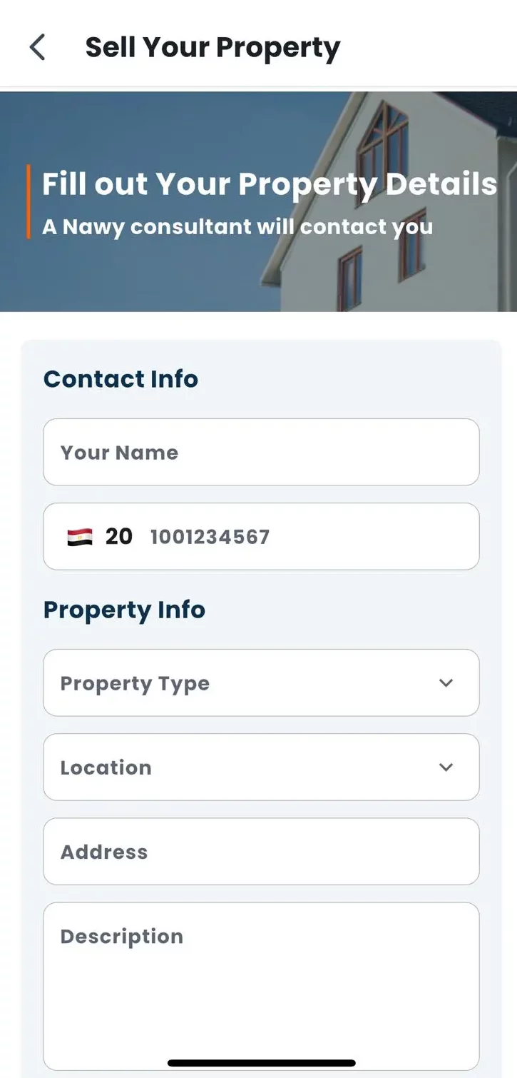 Sell Your Property via Nawy App