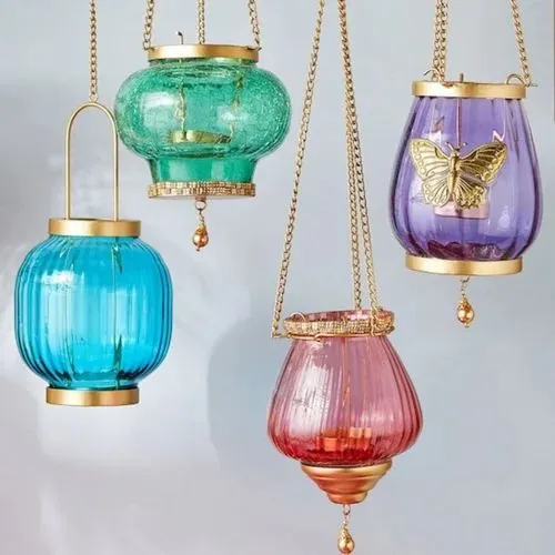 Glass Hanging Pots