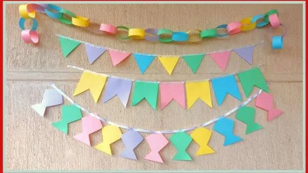 زينة رمضان في البيت بالورق
