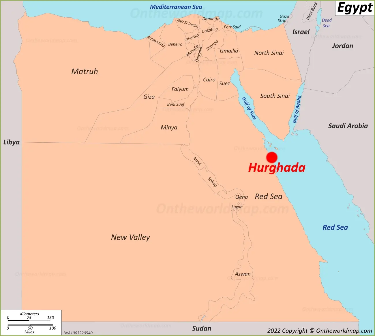 Hurghada Map