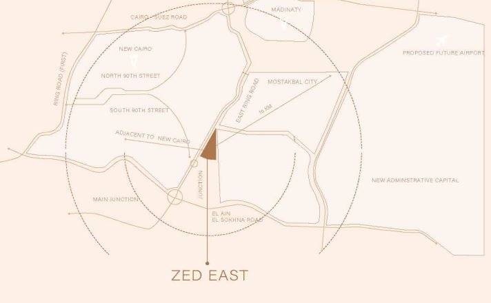 Zed Project Location in Fifth Settlement