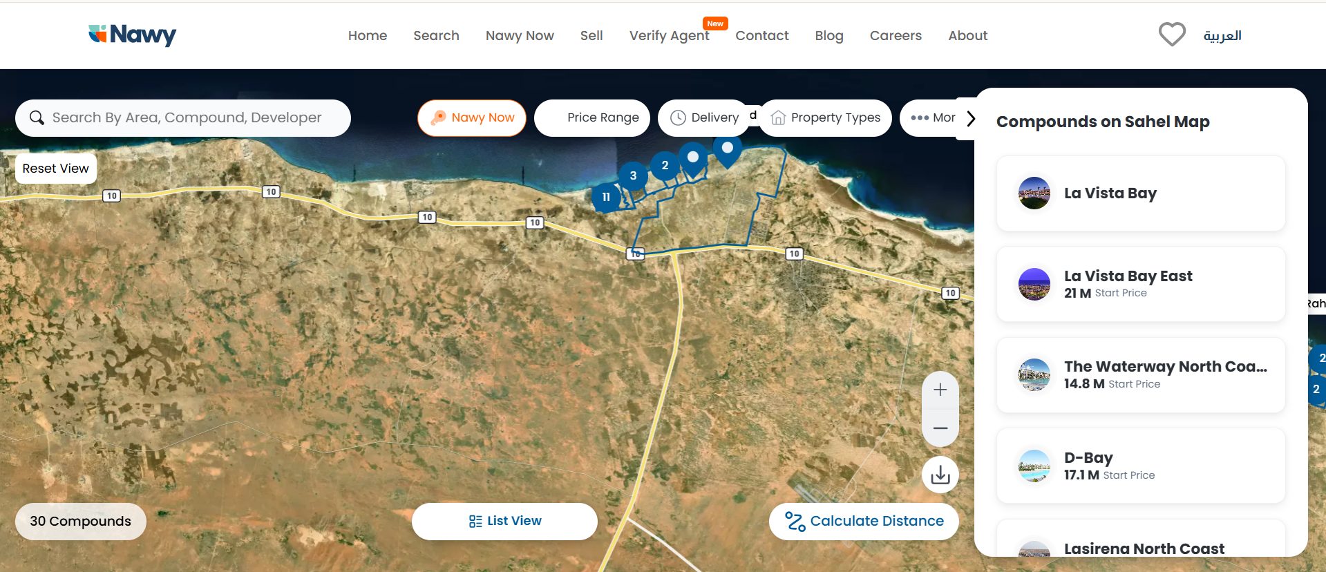Nawy's Sahel Map