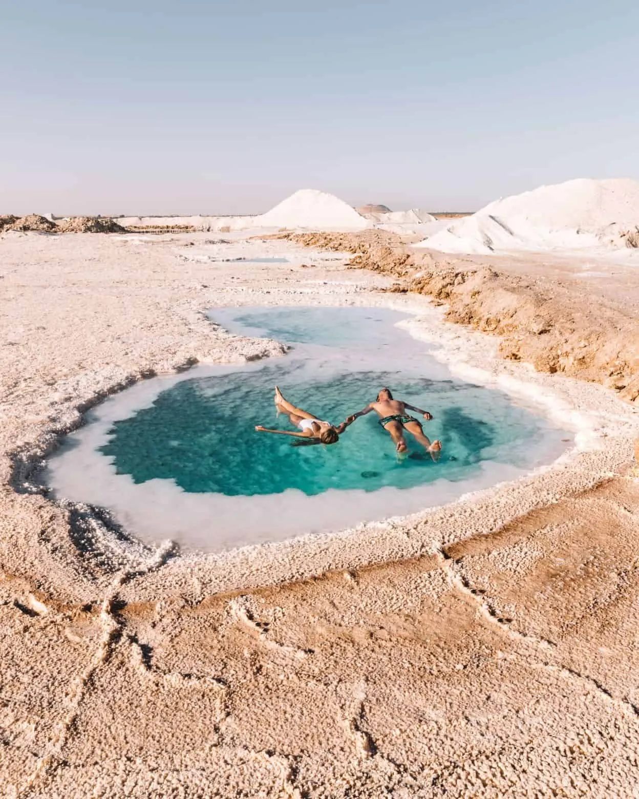 Siwa Salt Lakes in Egypt