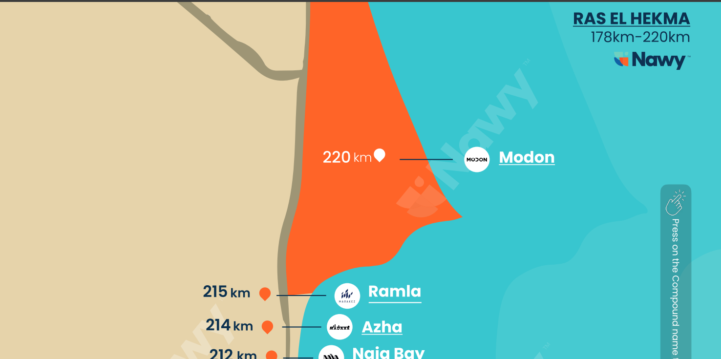 Ras El Hekma Map