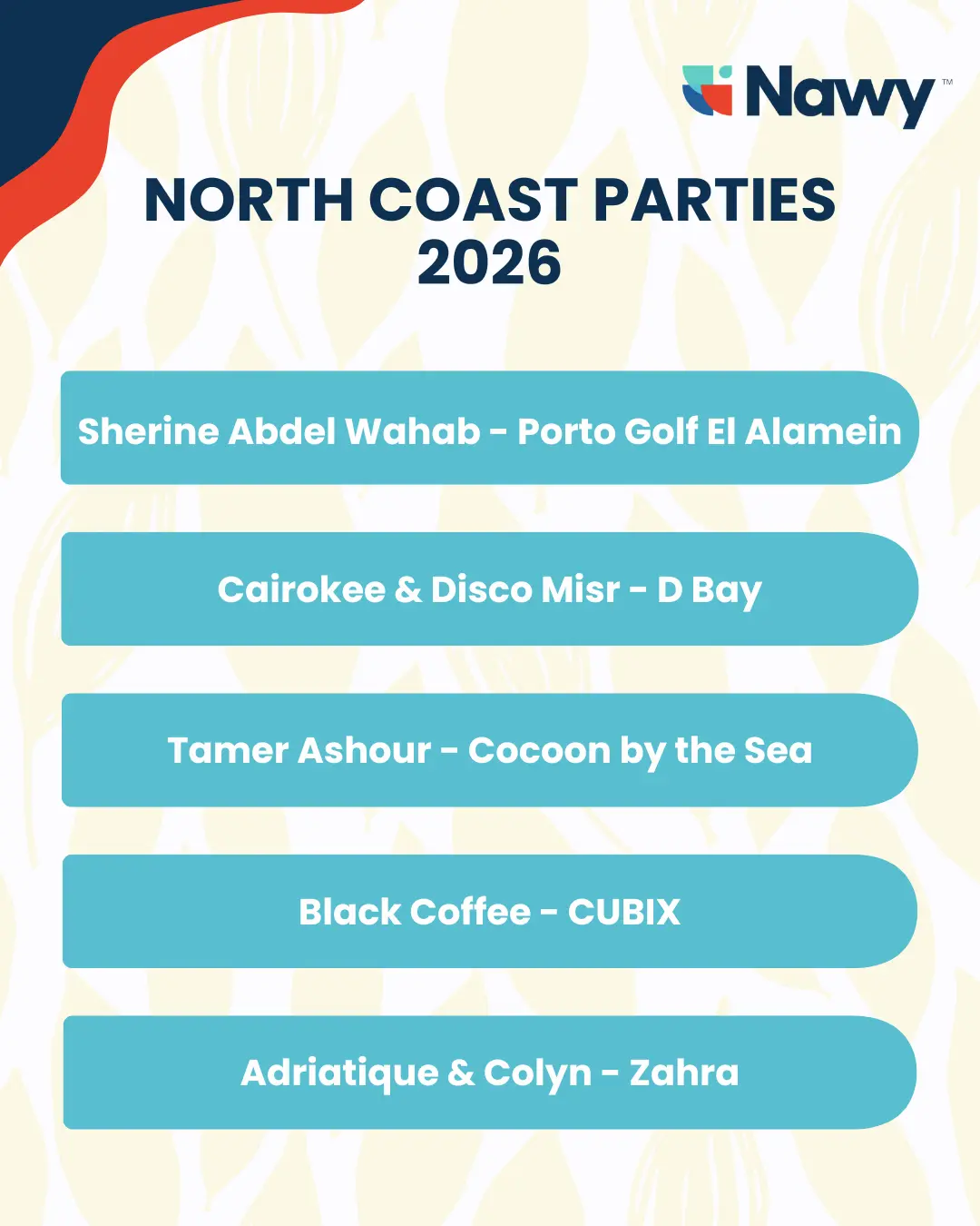 Best North Coast Parties & Concerts 2026