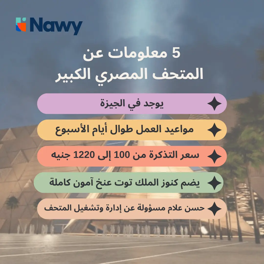 تصميم عن المتحف المصري الكبير