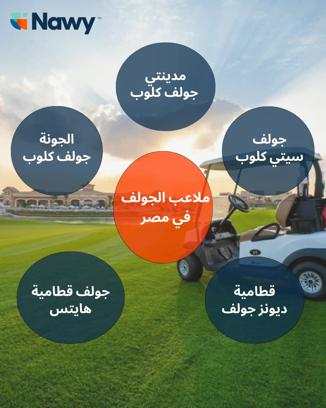 ملاعب الجولف في مصر