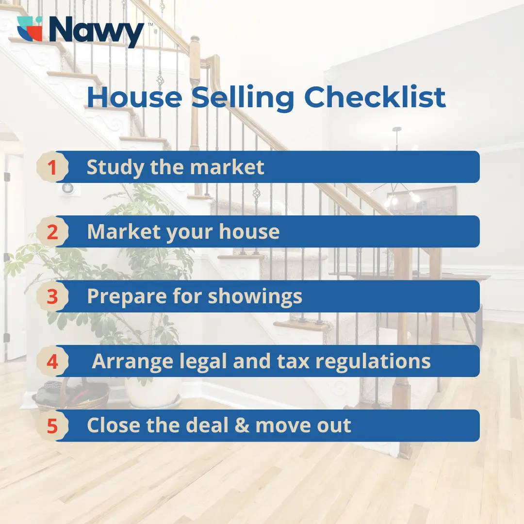 Checklist for selling a house 