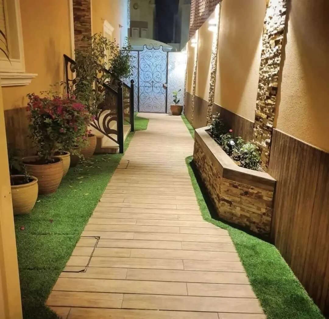 الممرات من أفضل طرق تصميم حدائق منزليه