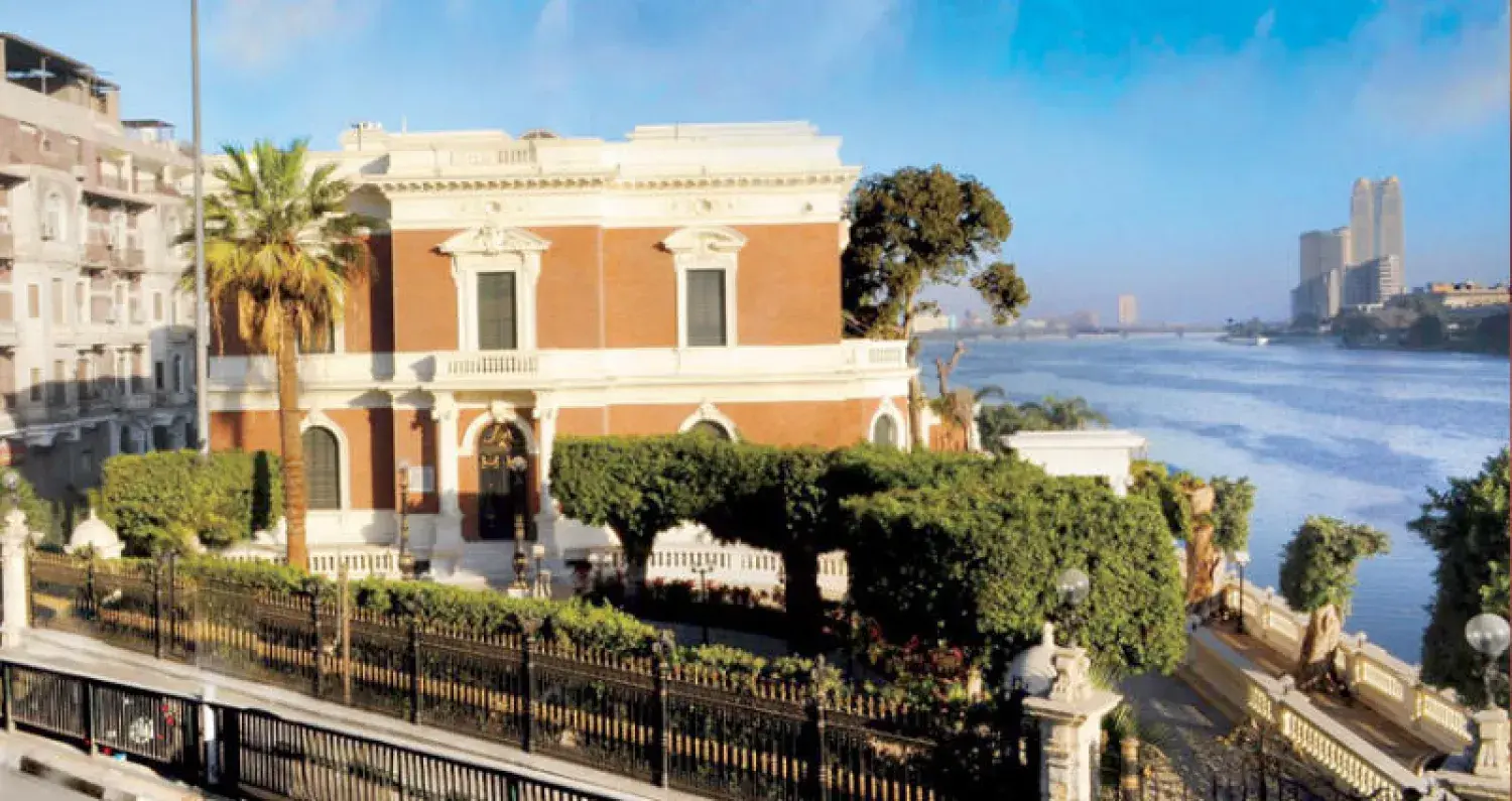 صورة لقصر عائشة فهمي من الخارج