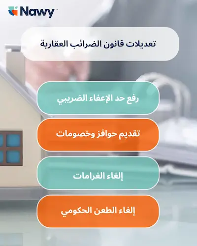 تعديلات قانون الضرائب العقارية